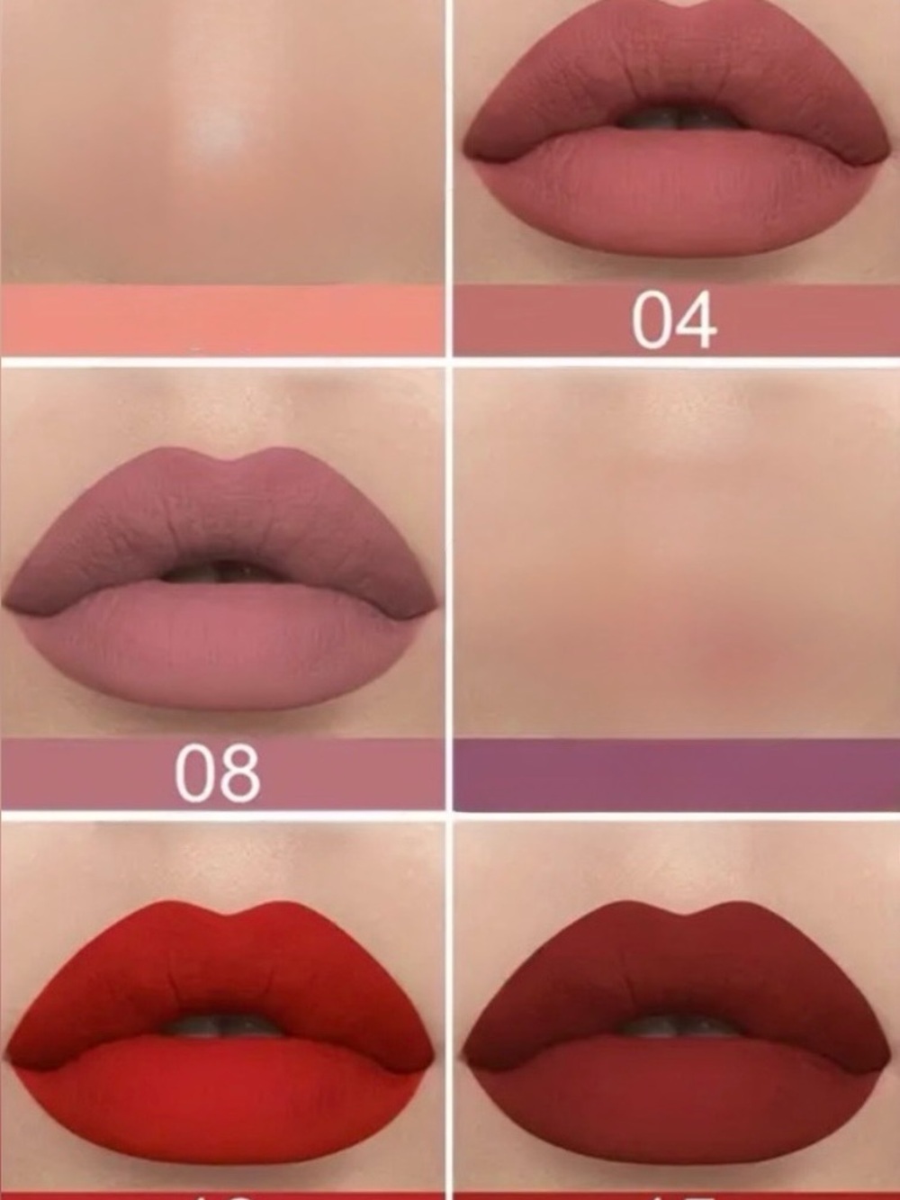 Matte Lipstick you get 4